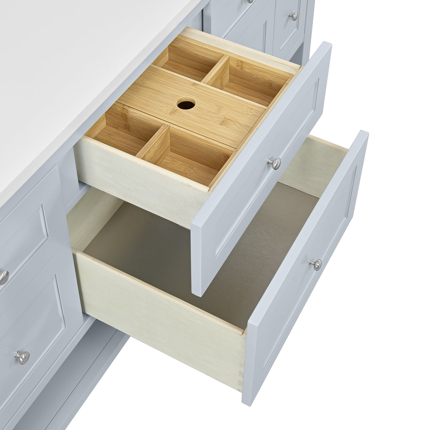 James Martin Breckenridge 72" Double Bathroom Vanity, Serenity Blue, view 23