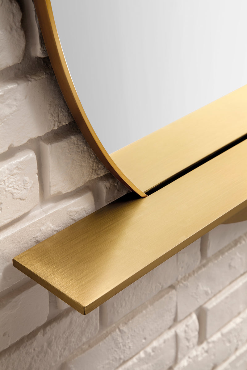James Martin Platform 36" Mirror, Radiant Gold, view 5