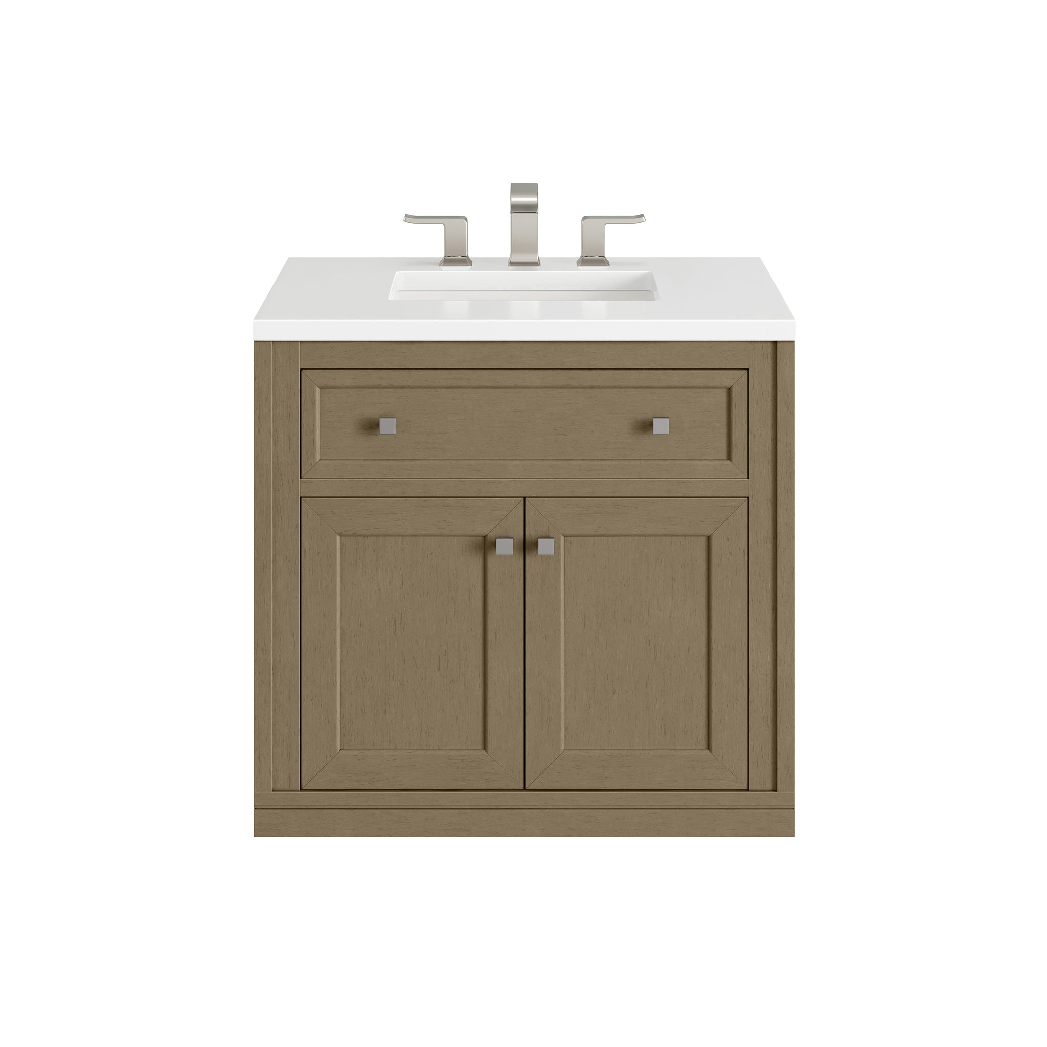 James Martin Chicago 30" Single Bathroom Vanity, Walnut Whisper, view 40