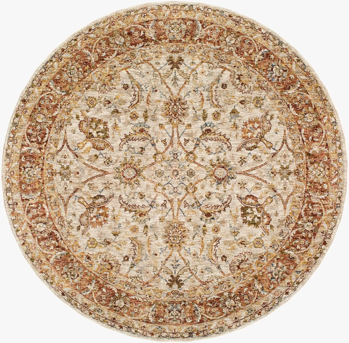 Dyan Cream Textured Rug with Fringes, photo 3 of 9