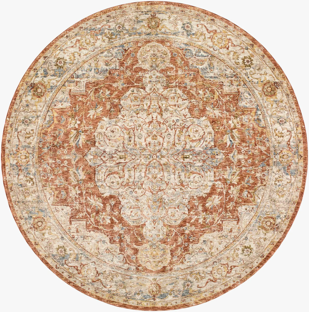Aman Rust Area Rug - Clearance, photo 3 of 9