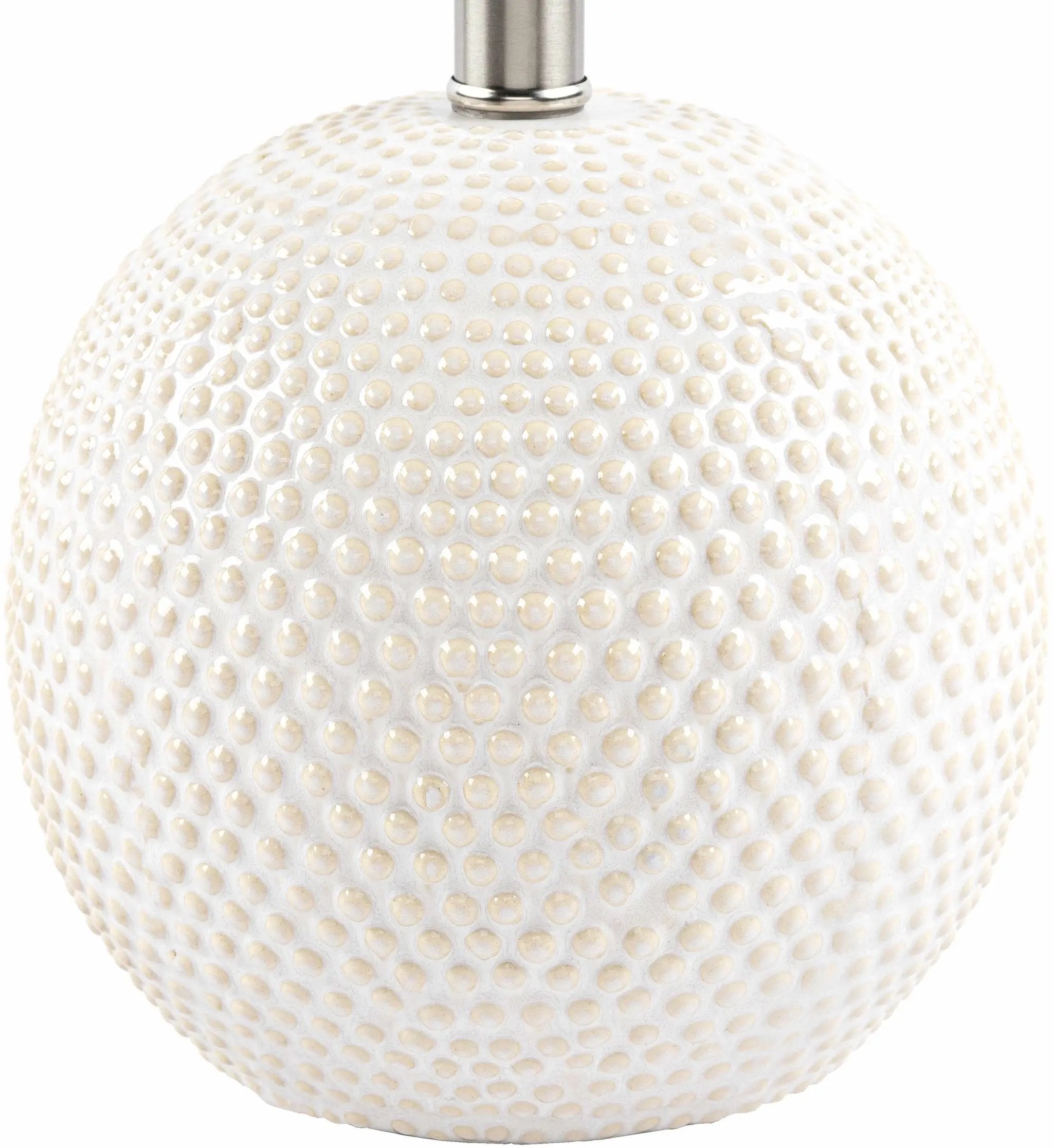 Manaloal Beige Textured Table Lamp by Boutique Rugs