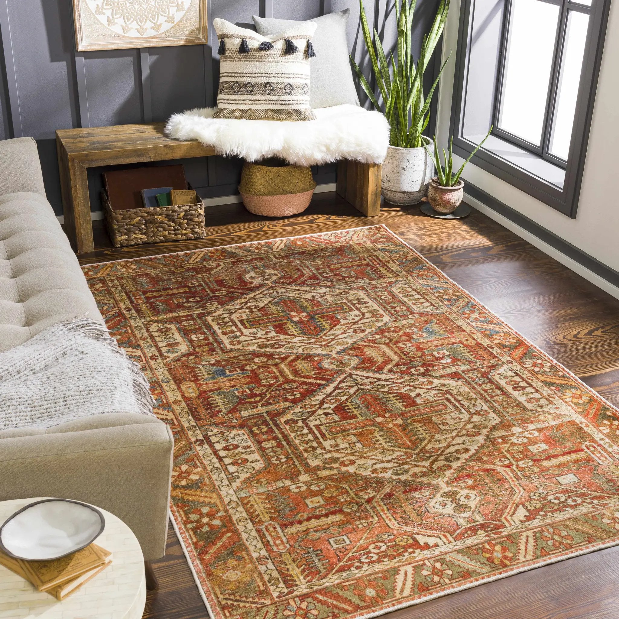 Mantalongon Washable Area Rug by Boutique Rugs