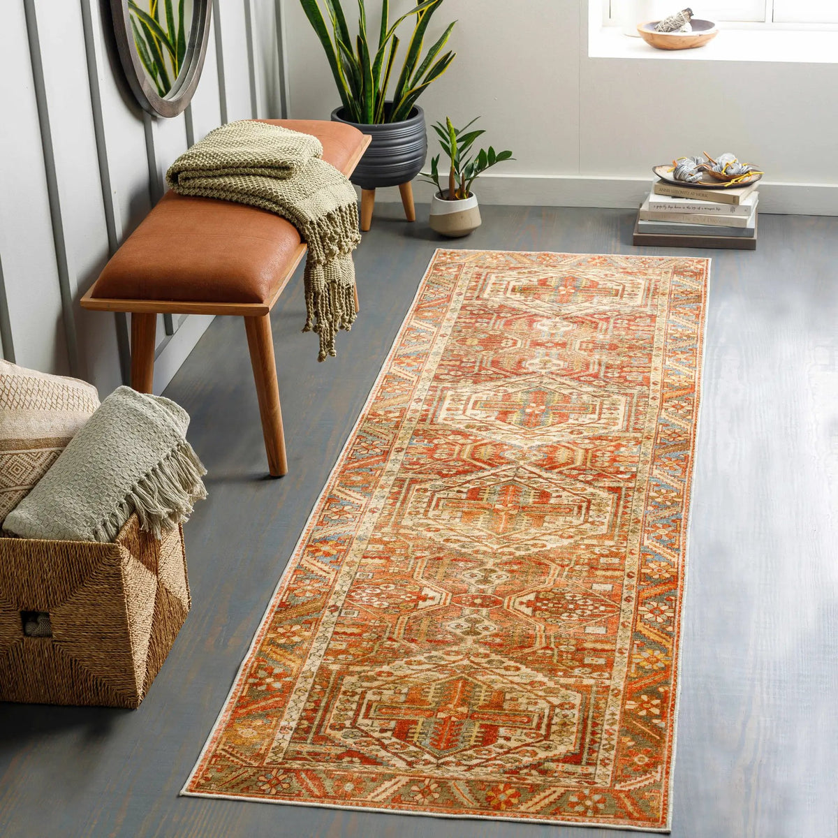 Mantalongon Washable Area Rug, installed in a room 2
