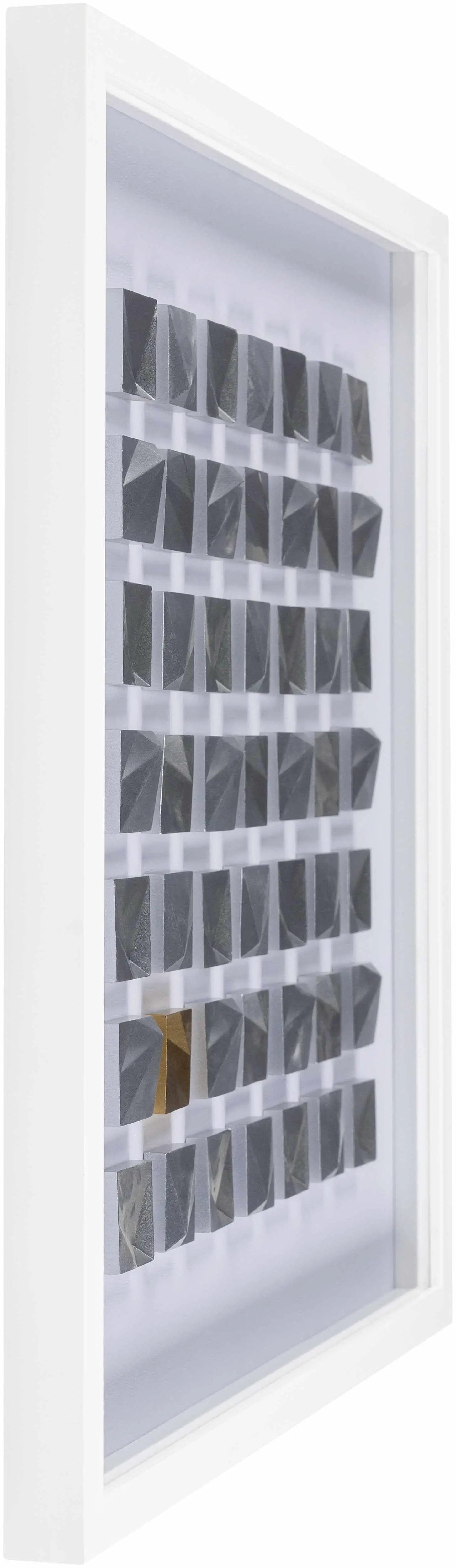 Mountainaire Silver Facet Wall Art - Clearance by Boutique Rugs