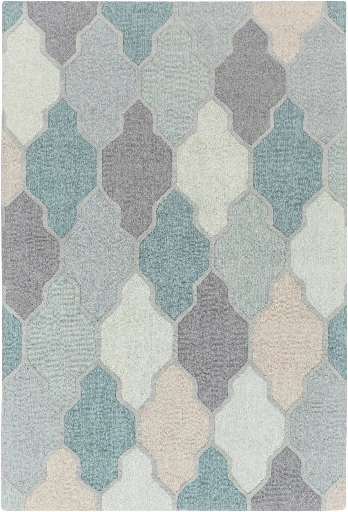 Monteview Sage&Teal Geometric Wool Rug - Clearance, photo 11 of 13