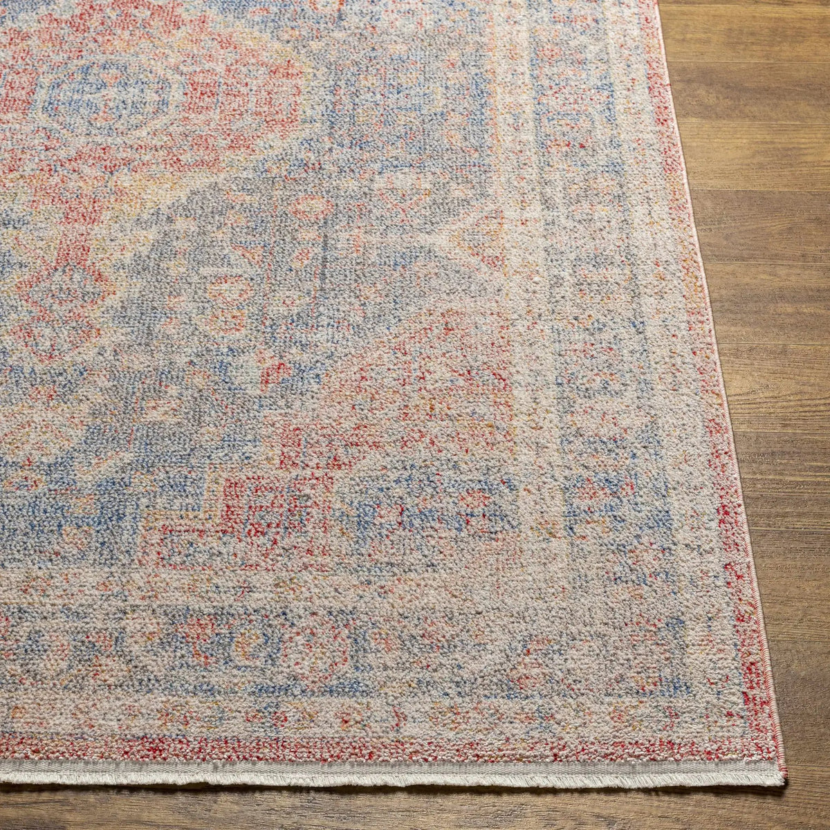 Akio Red & Blue Area Rug - Clearance, photo 5 of 10