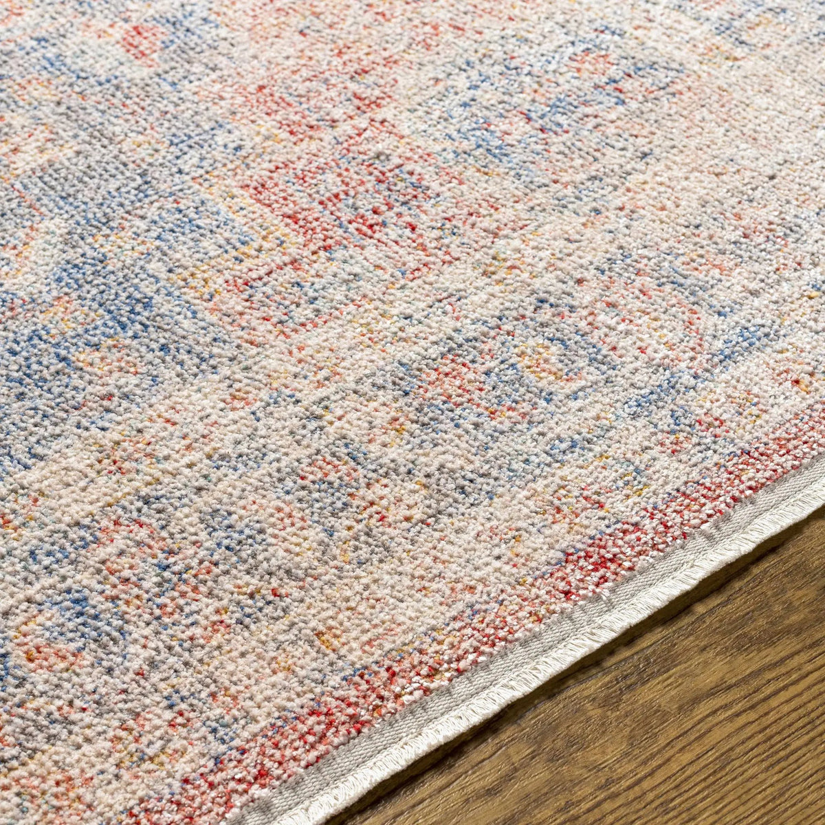 Akio Red & Blue Area Rug - Clearance, photo 4 of 10