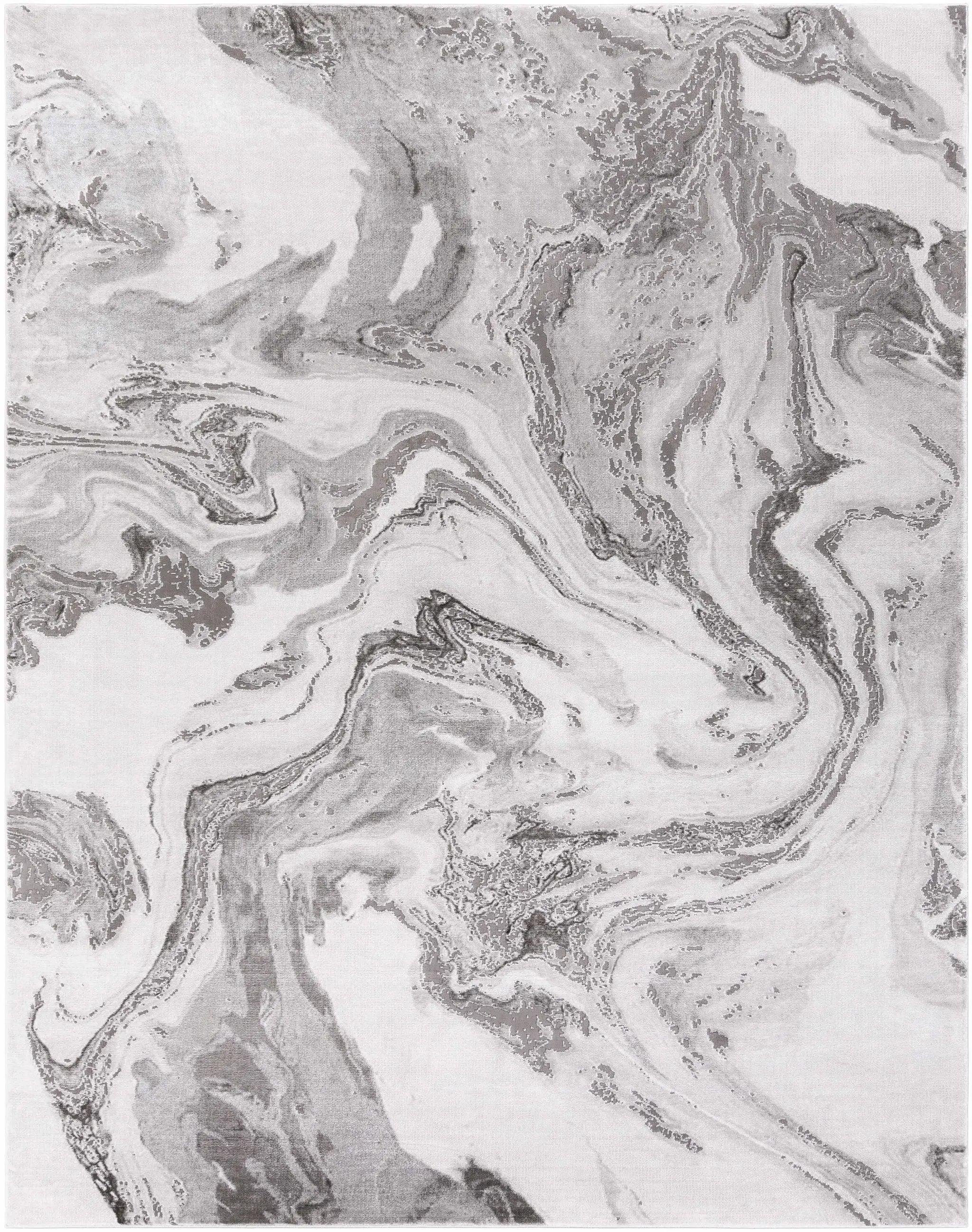 Moana Charcoal Marble Rug by Boutique Rugs