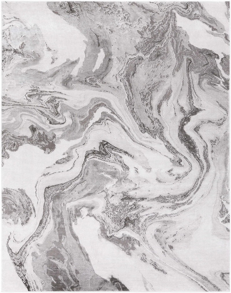 Moana Charcoal Marble Rug by Boutique Rugs