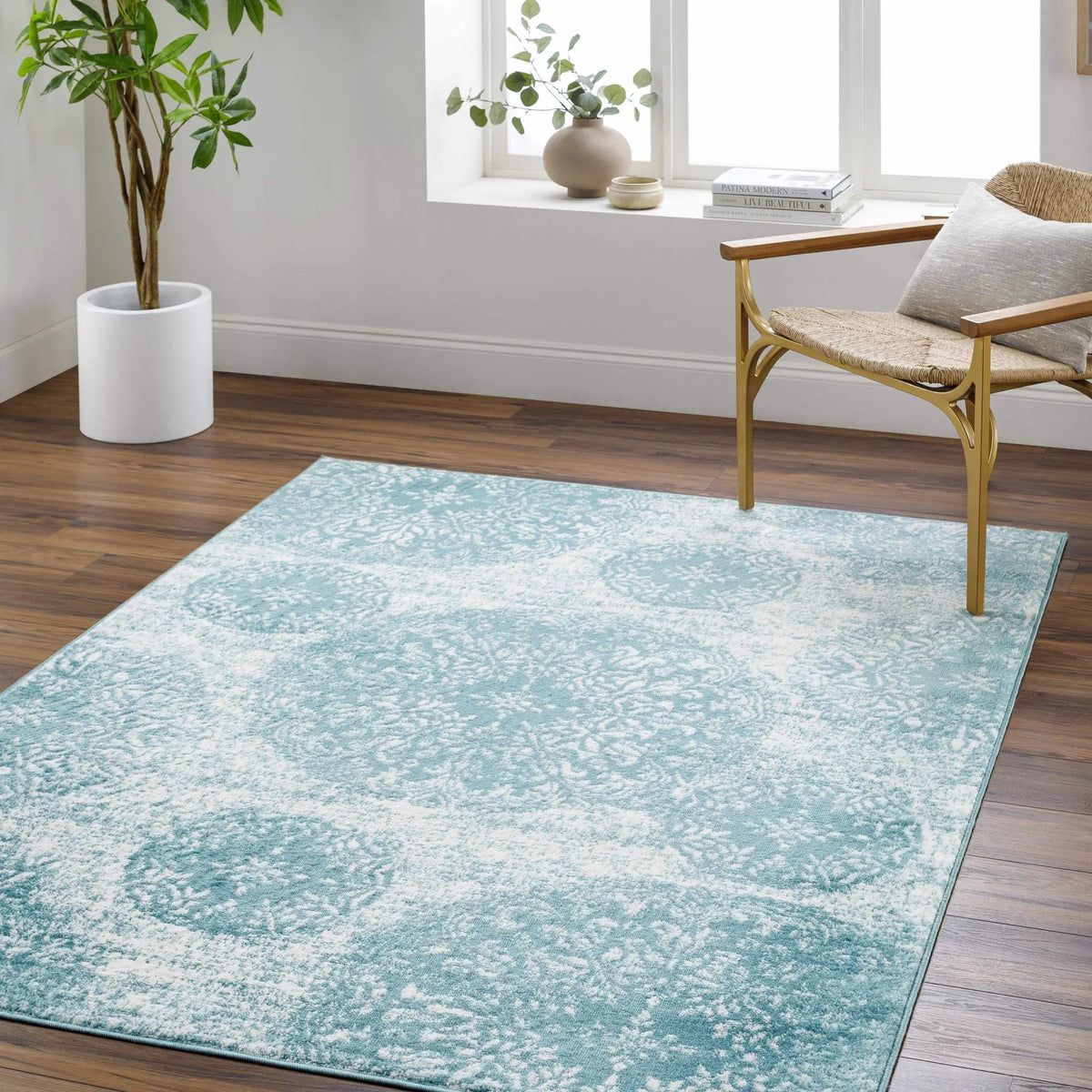 Moani Area Rug - Clearance, installed in a room