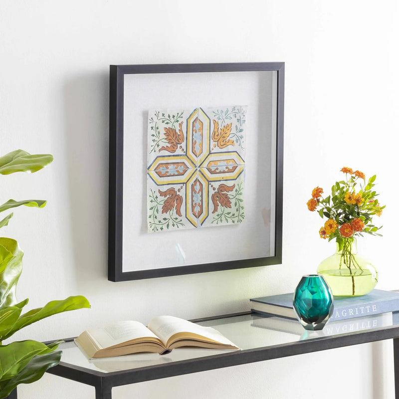 Mobo Black Frame Wall Art - Clearance by Boutique Rugs
