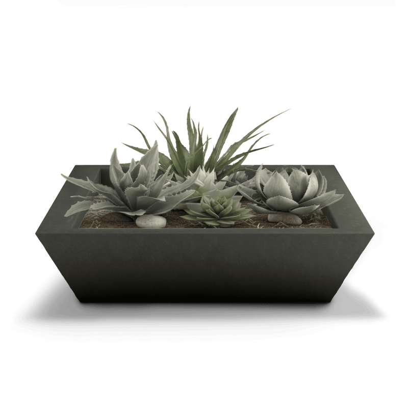 Newport Outdoor Shallow Planter by ModaConcrete - Direct source for architectural and precast concrete