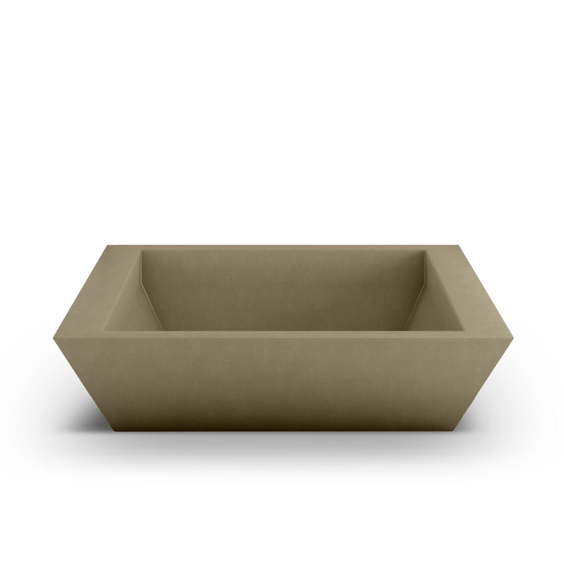 Newport Outdoor Shallow Planter by ModaConcrete - Direct source for architectural and precast concrete