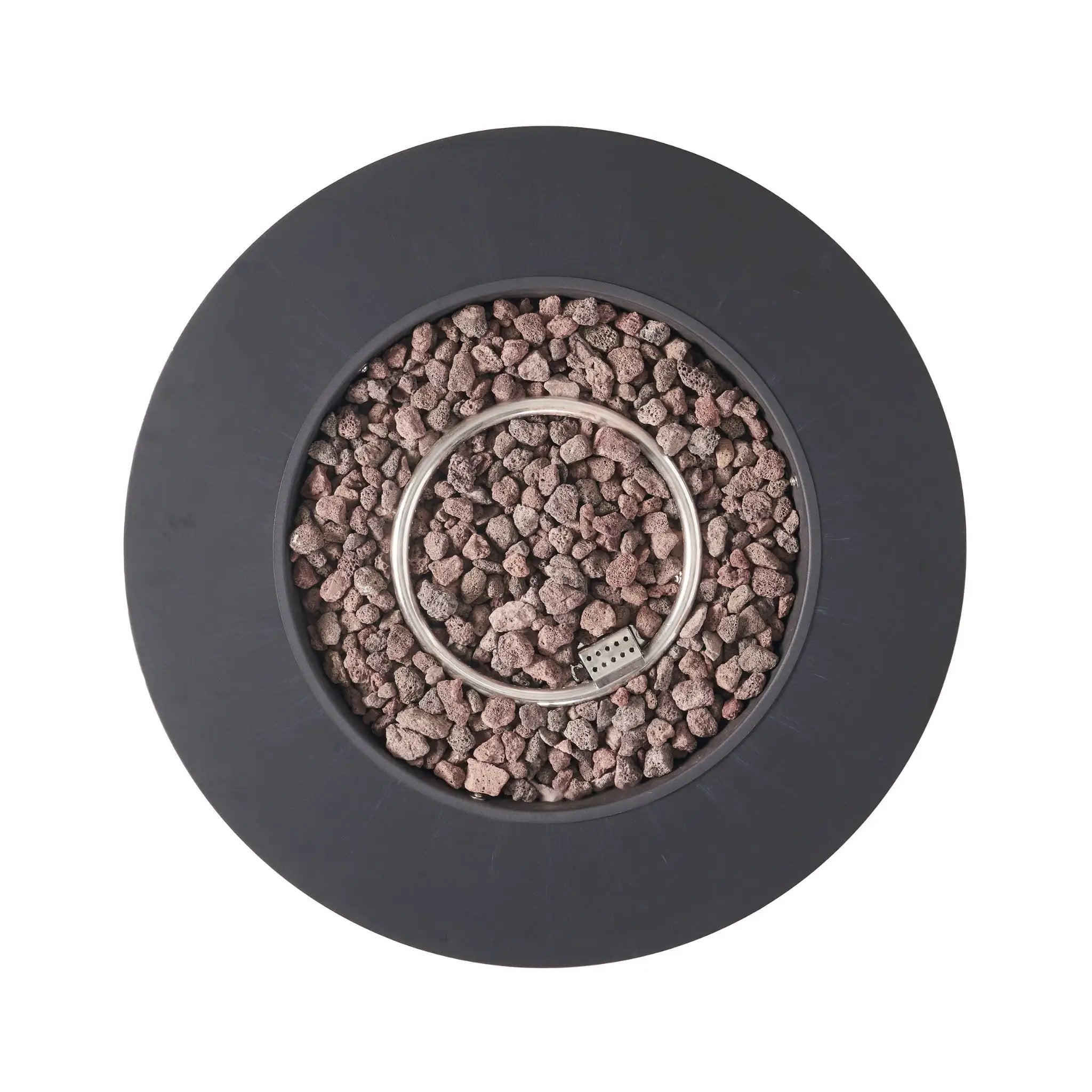 Alora Modern 32-Inch 40K BTU Round Iron Propane Fire Pit (SAK29102) by SAKSBY WHOLESALE