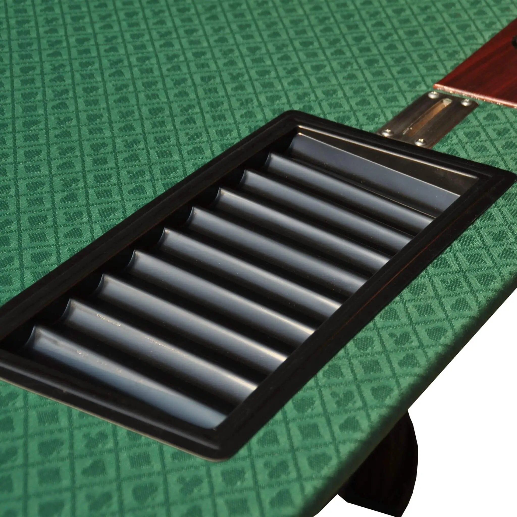 Modern 96-Inch Wooden Poker Table With U Shape Legs, Drop Box And Chips Tray (SAK83109) by SAKSBY WHOLESALE