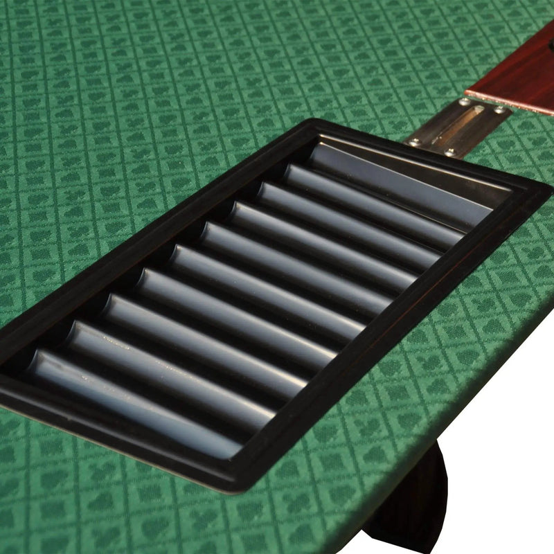 Modern 96-Inch Wooden Poker Table With U Shape Legs, Drop Box And Chips Tray (SAK83109) by SAKSBY WHOLESALE