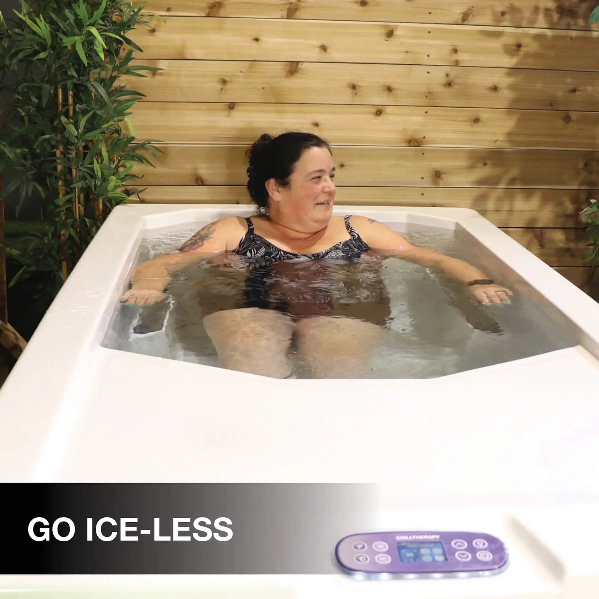 CSC 1000 Premium Cold Plunge Spa Tub With Built-In Ozone And Multi-Coloured Exterior Lighting (SAK37605) by SAKSBY WHOLESALE