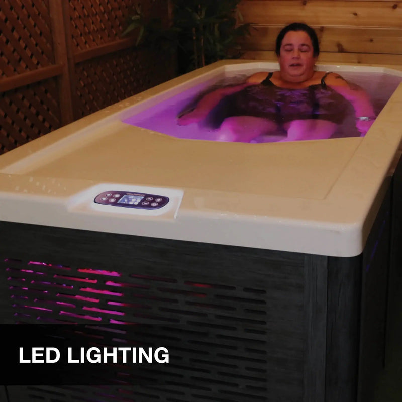 CSC 1000 Premium Cold Plunge Spa Tub With Built-In Ozone And Multi-Coloured Exterior Lighting (SAK37605) by SAKSBY WHOLESALE