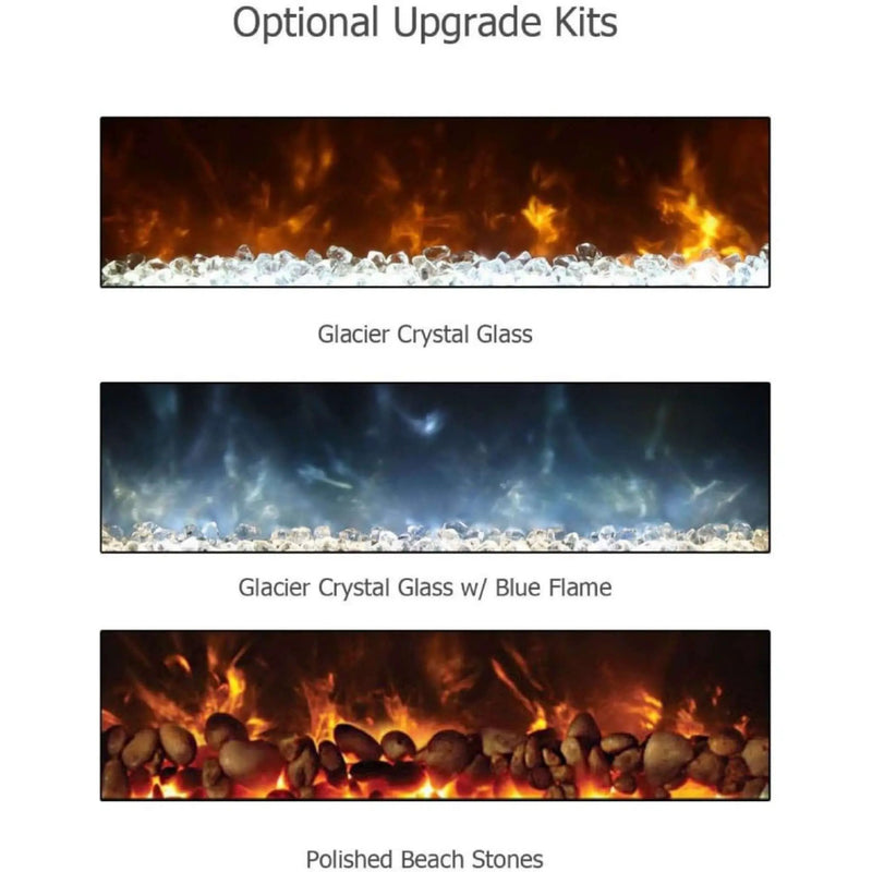Modern Flames Ambiance 60-Inch Built-In Electric Fireplace With LED Flame Technology [AL60CLX2-G] (SAK12890) by SAKSBY WHOLESALE