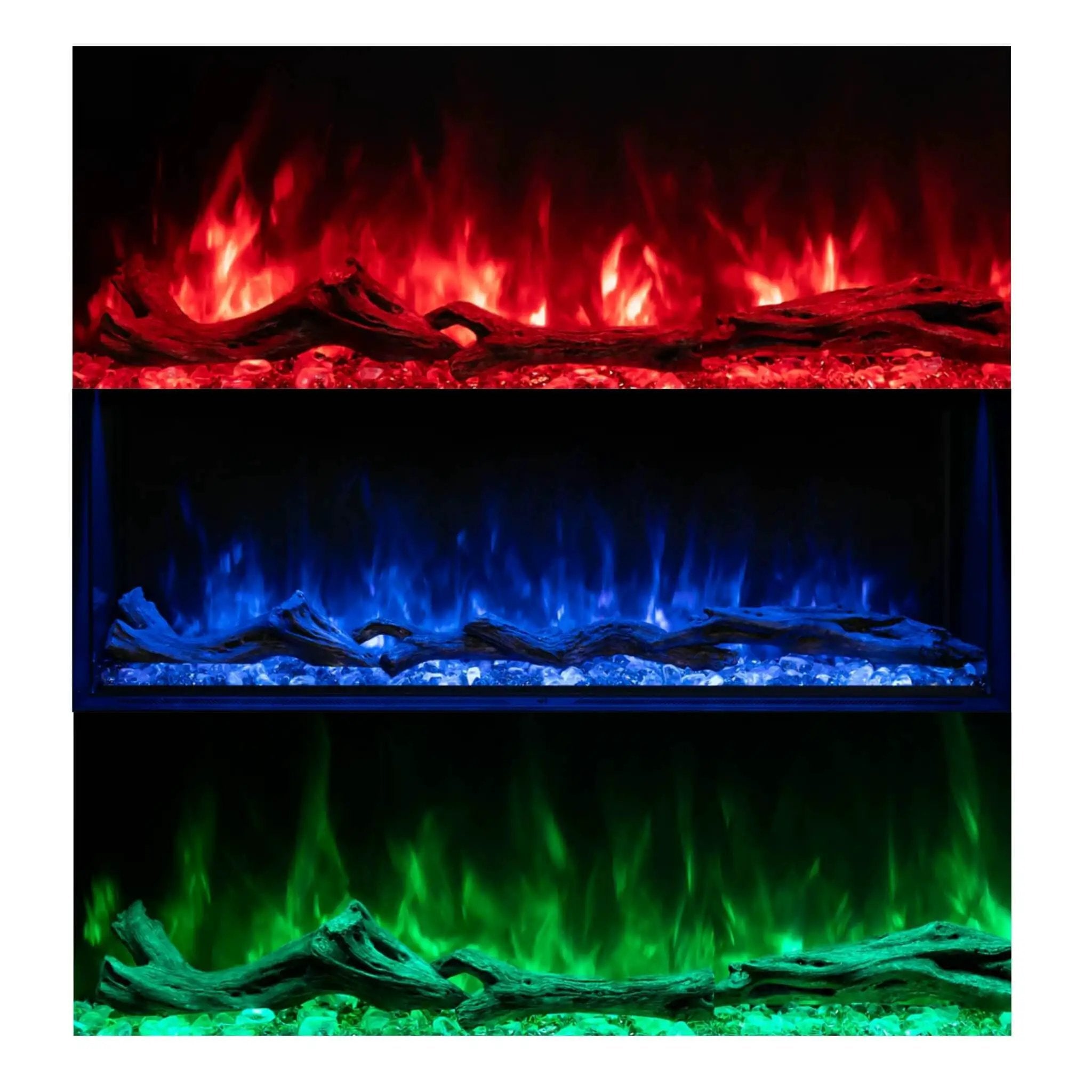 Modern Flames Landscape Pro Multi 44-Inch Linear Multi-Sided Built-In Electric Fireplace [LPM-4416V2] (SAK96355) by SAKSBY WHOLESALE