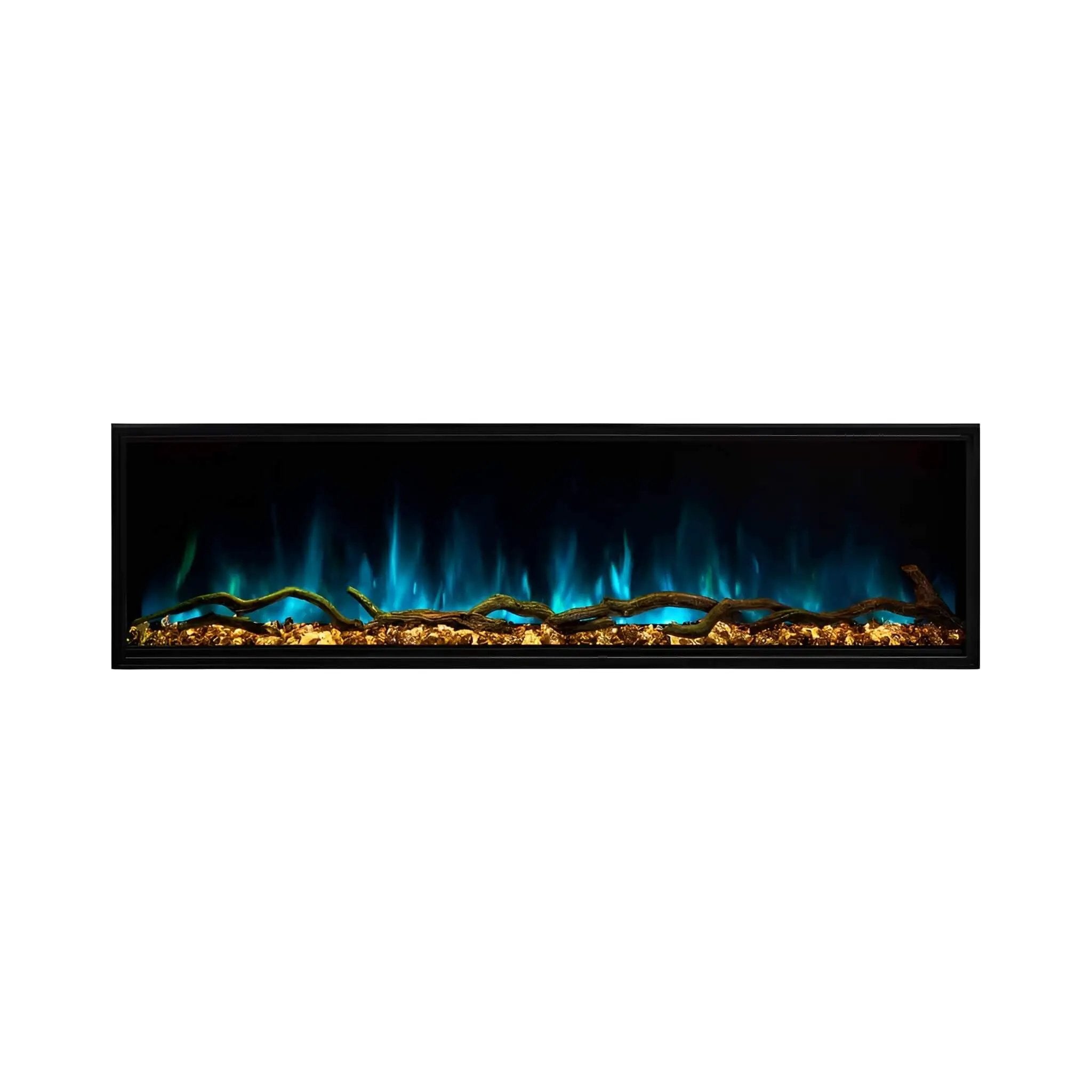 Modern Flames Landscape Pro Multi 56-Inch Linear Multi-Sided Electric Fireplace With Hybrid Flame Technology [LPM-5616V2] (SAK67390) by SAKSBY WHOLESALE