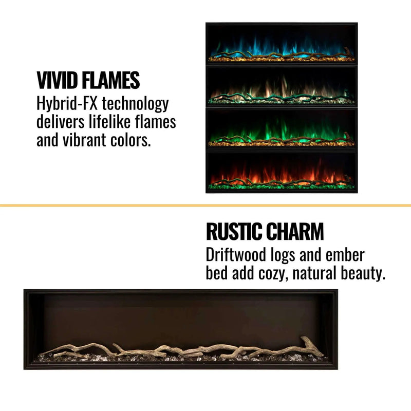 Modern Flames Landscape Pro Slim 68-Inch Built-In Electric Fireplace [LPS-6814V2] (SAK72941) by SAKSBY WHOLESALE