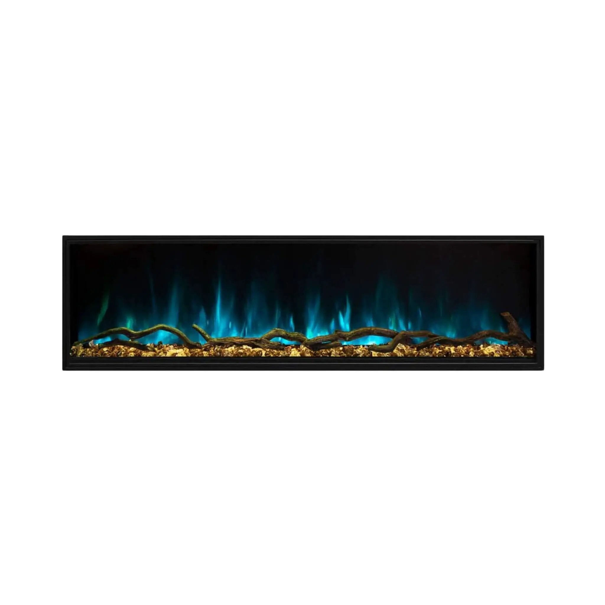 Modern Flames Landscape Pro Slim 80-Inch Built-In Wall Mount Electric Fireplace [LPS-8014V2] (SAK28642) by SAKSBY WHOLESALE