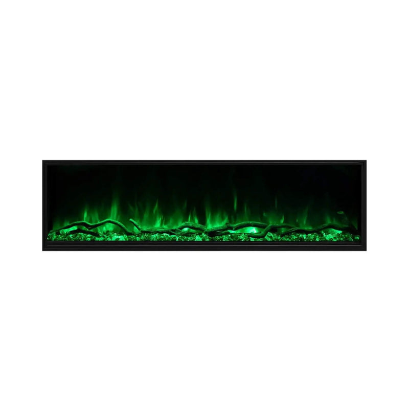 Modern Flames Landscape Pro Slim 80-Inch Built-In Wall Mount Electric Fireplace [LPS-8014V2] (SAK28642) by SAKSBY WHOLESALE