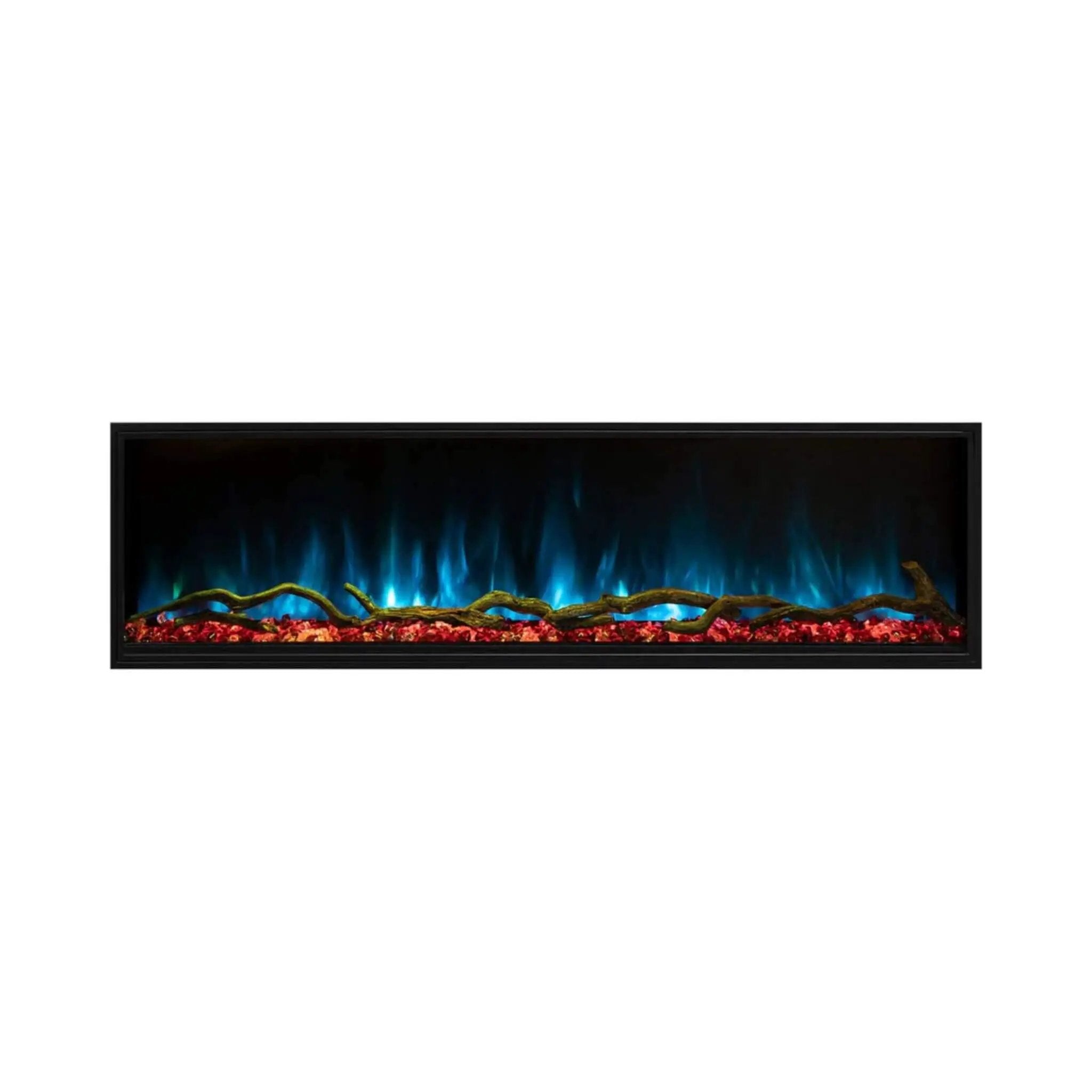 Modern Flames Landscape Pro Slim 80-Inch Built-In Wall Mount Electric Fireplace [LPS-8014V2] (SAK28642) by SAKSBY WHOLESALE