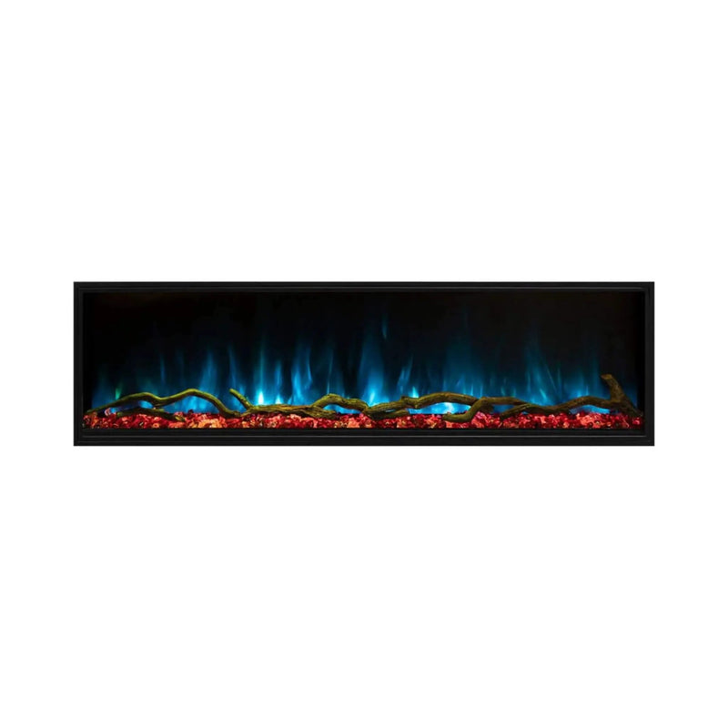 Modern Flames Landscape Pro Slim 80-Inch Built-In Wall Mount Electric Fireplace [LPS-8014V2] (SAK28642) by SAKSBY WHOLESALE