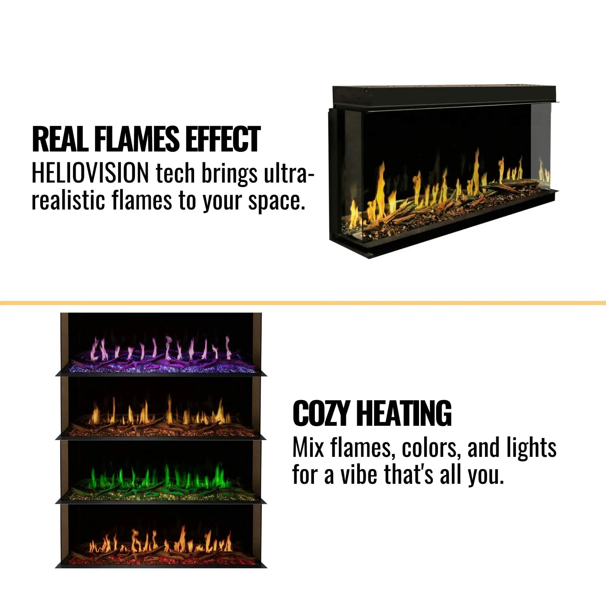 Modern Flames Orion Multi 60-Inch Heliovision Built-In Electric Fireplace [OR60-MULTI] (SAK73095) by SAKSBY WHOLESALE