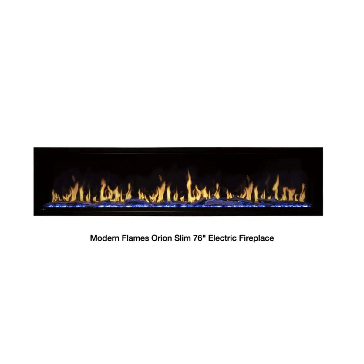 Modern Flames Orion Slim 76-Inch Heliovision Single-Sided Electric Fireplace [OR76-SLIM] (SAK41935) by SAKSBY WHOLESALE