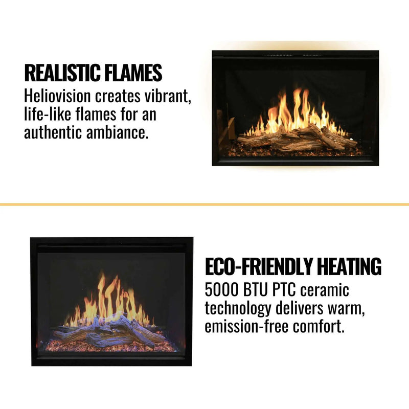 Modern Flames Orion Traditional 36-Inch Heliovision Electric Fireplace [OR36-TRAD] (SAK91024) by SAKSBY WHOLESALE