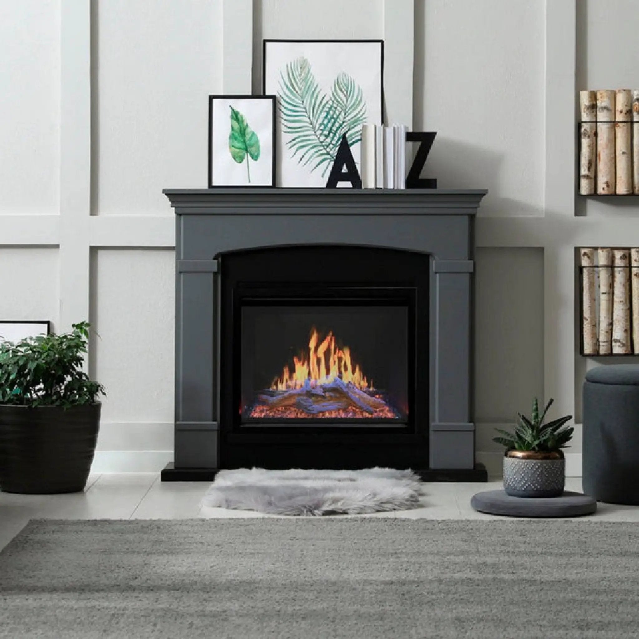 Modern Flames Orion Traditional 54-Inch Heliovision Electric Fireplace [OR54-TRAD] (SAK74620) by SAKSBY WHOLESALE