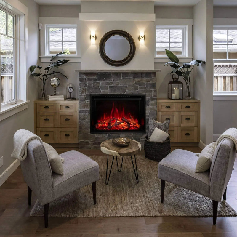 Modern Flames Redstone 30-Inch Built-In Traditional Electric Fireplace [RS-3021] (SAK84729) by SAKSBY WHOLESALE