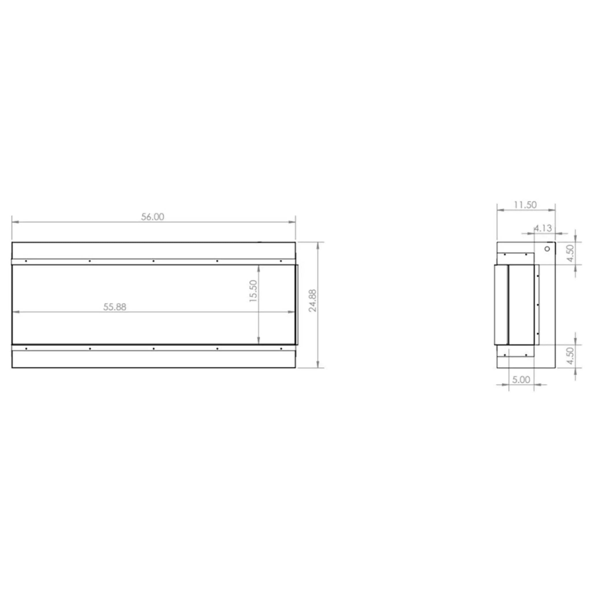 Modern Flames Redstone 30-Inch Built-In Traditional Electric Fireplace [RS-3021] (SAK84729) by SAKSBY WHOLESALE