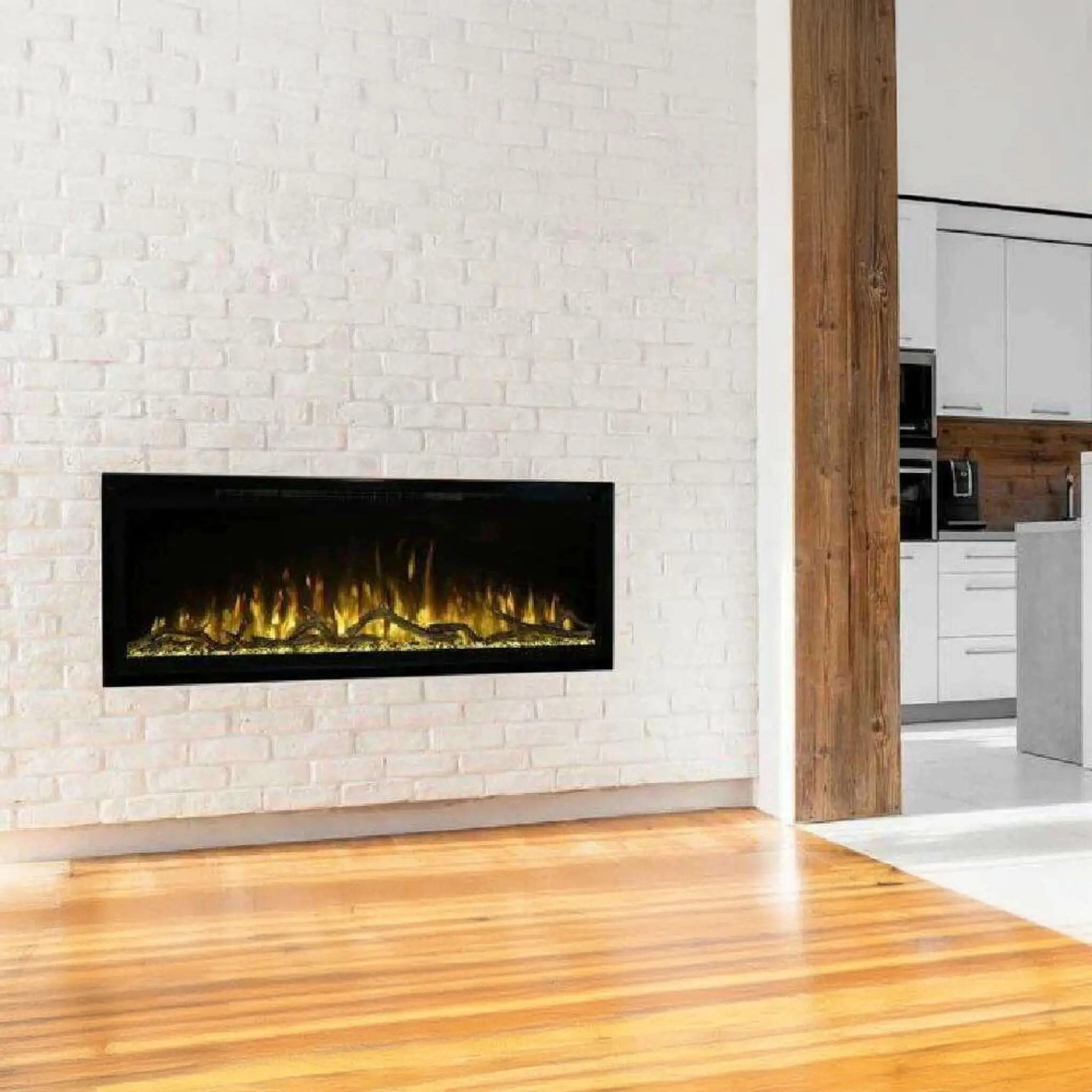 Modern Flames Spectrum Slimline 60-Inch Built-In Linear Electric Fireplace [SPS-60B] (SAK81537) by SAKSBY WHOLESALE