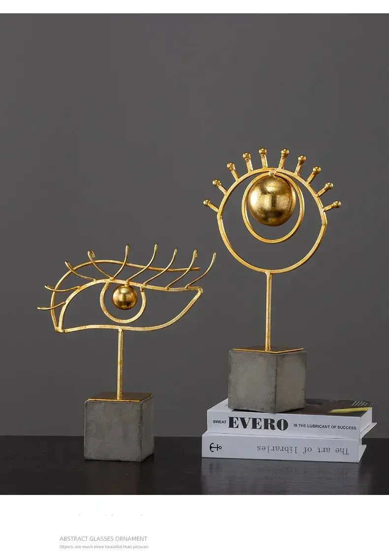 Modern Gymnast Statue Bronze Abstract Figure for Your Home or Office by House Of Avana