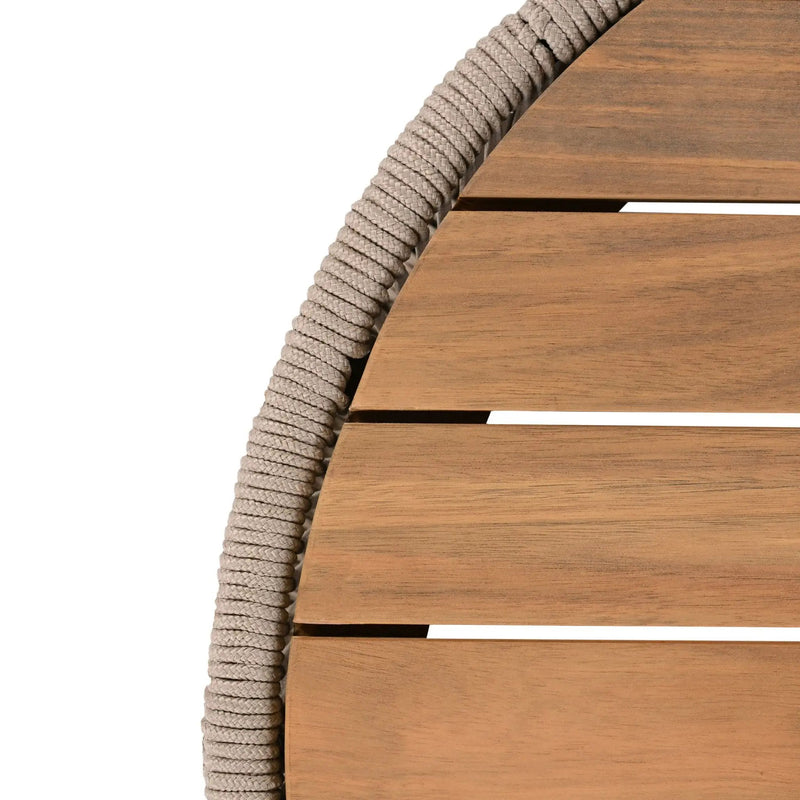 Alora Modern Rustic Coffee Table & Side Table With Woven Rope Design (SAK56739) by SAKSBY WHOLESALE
