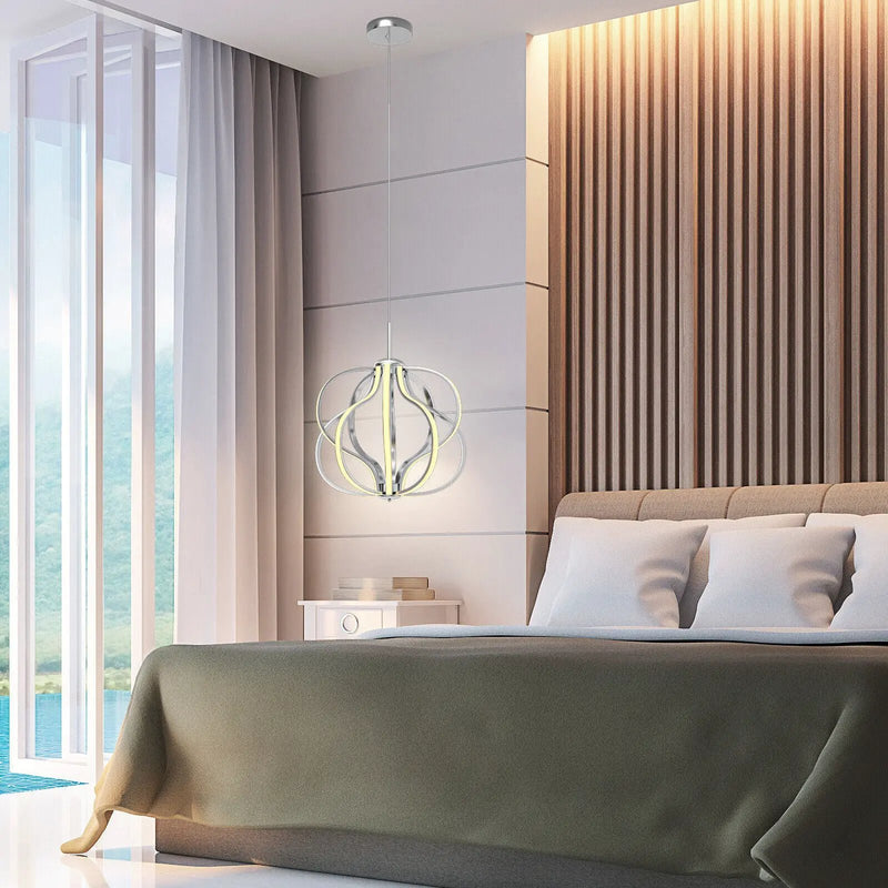 Modern Dimmable Warm White LED Chandelier by DirectDeals