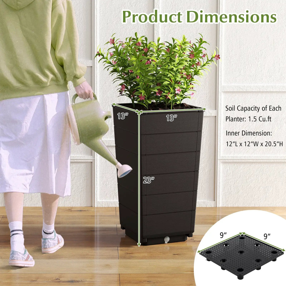 Modern Flower Planter for Front Porch and Lobby, photo 9 of 16