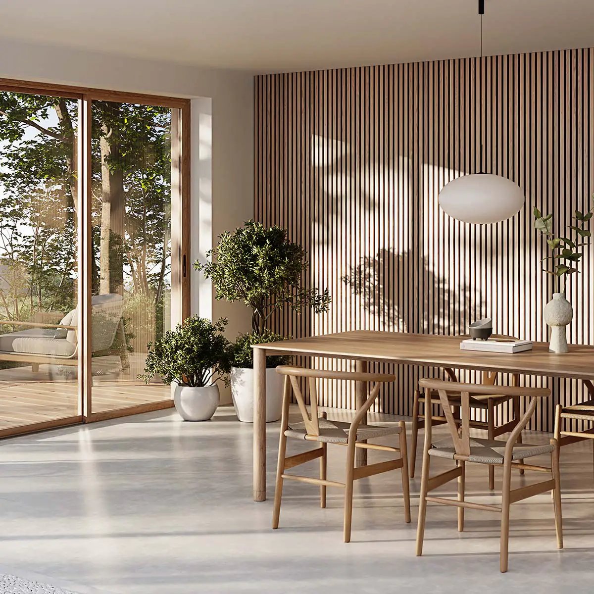 White Oak (Black Felt) Willow Panel by andor willow