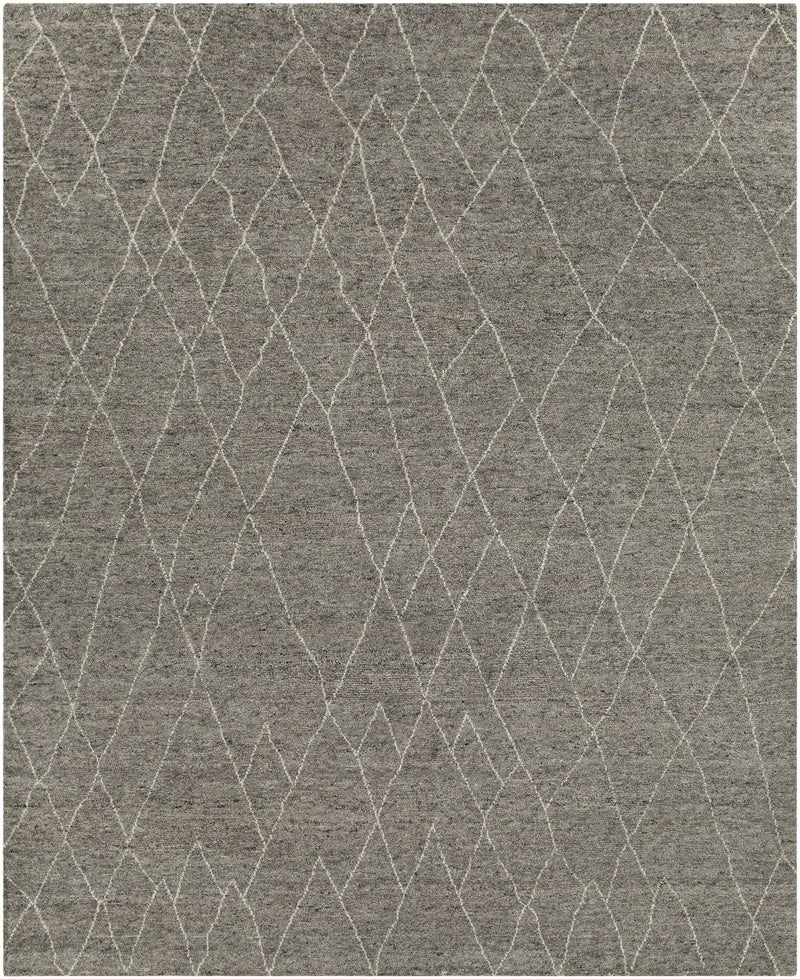 Molugan Gray Premium Wool Rug - Clearance by Boutique Rugs