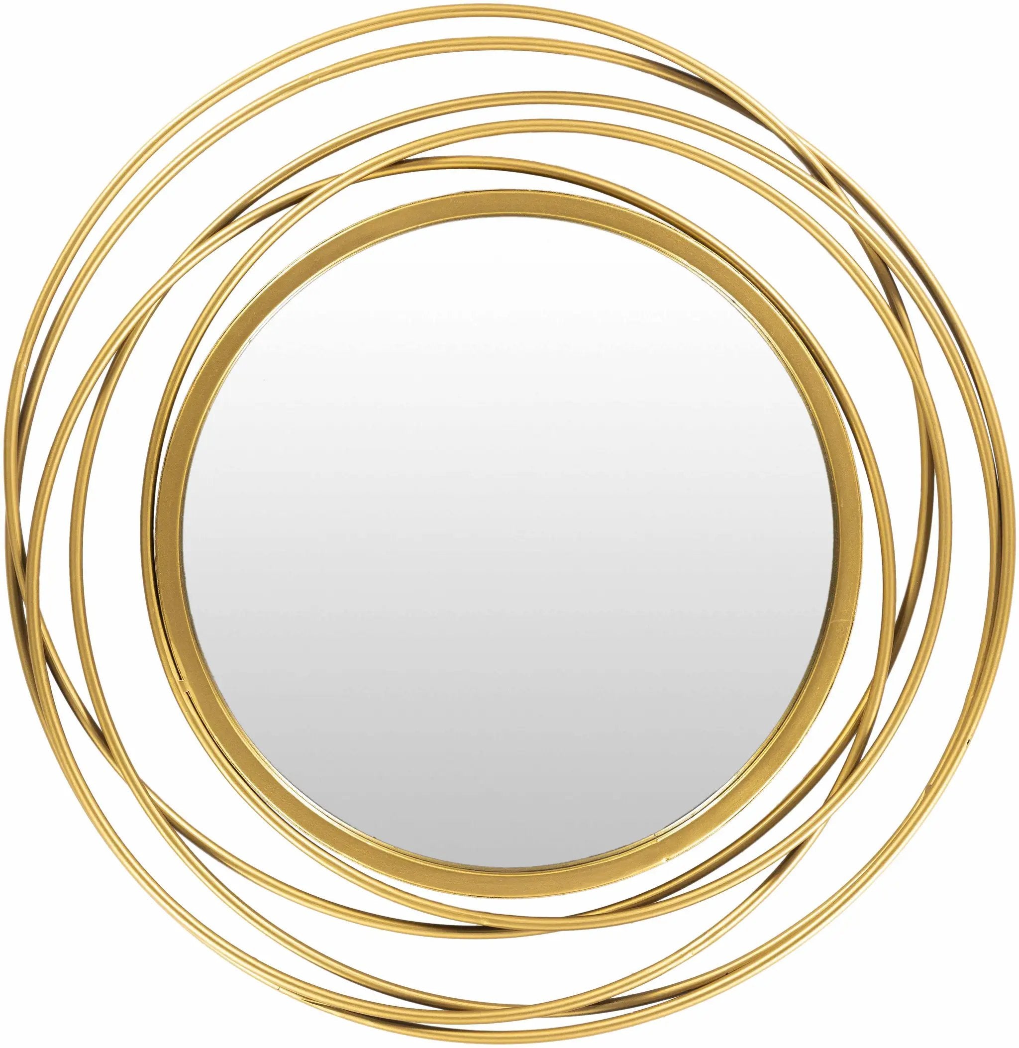Monamon Round Rattan Mirror by Boutique Rugs