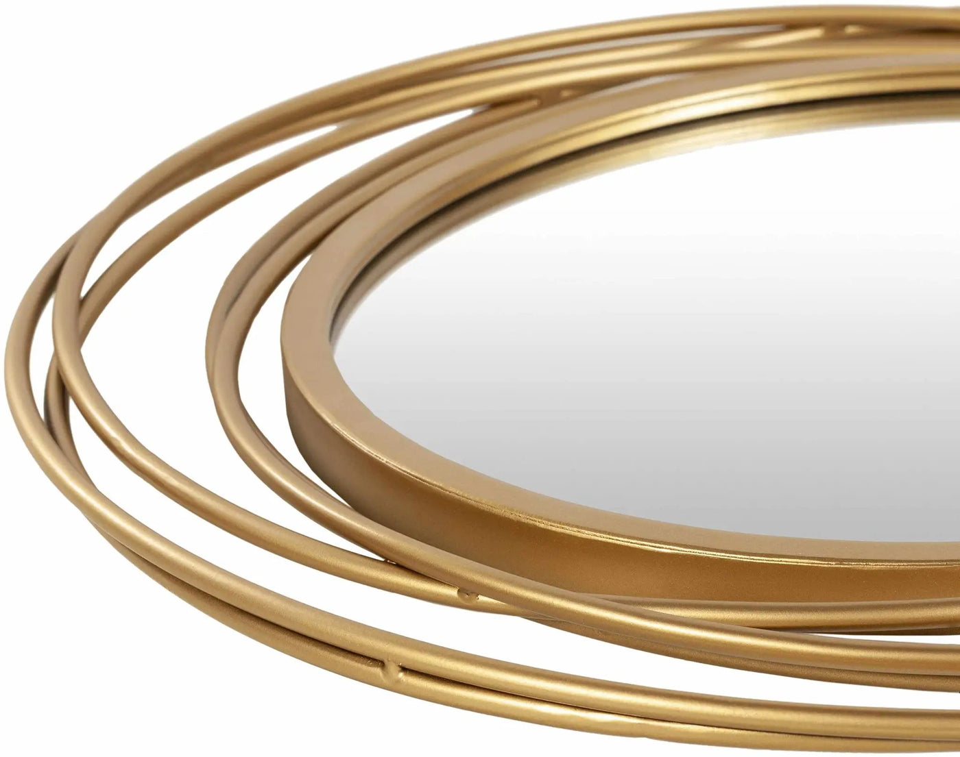 Monamon Round Rattan Mirror by Boutique Rugs