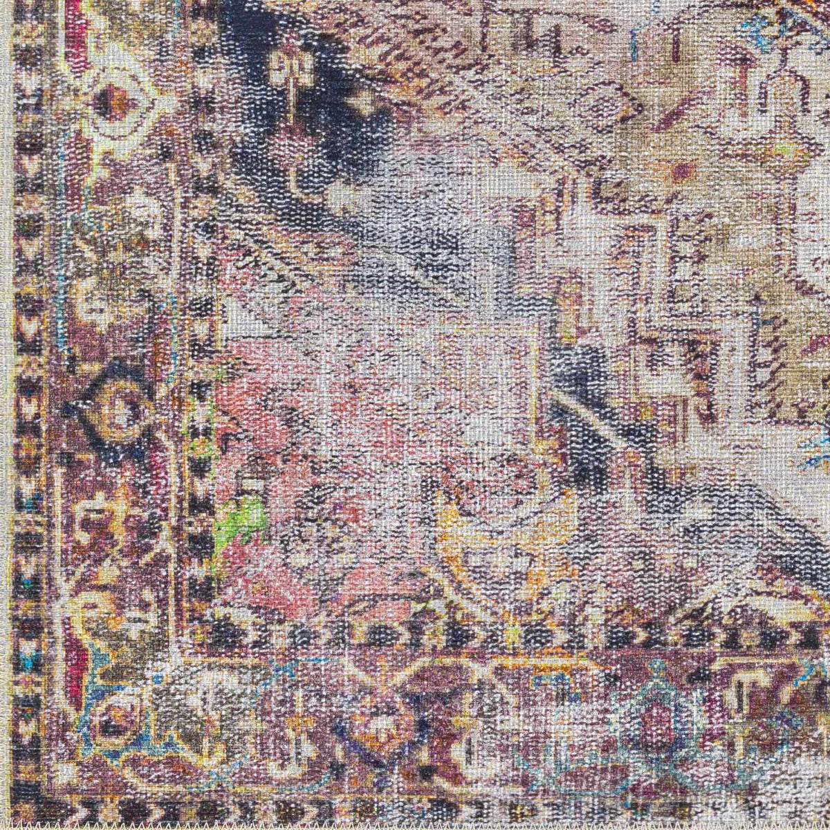 Monching Washable Area Rug - Clearance, sample swatch