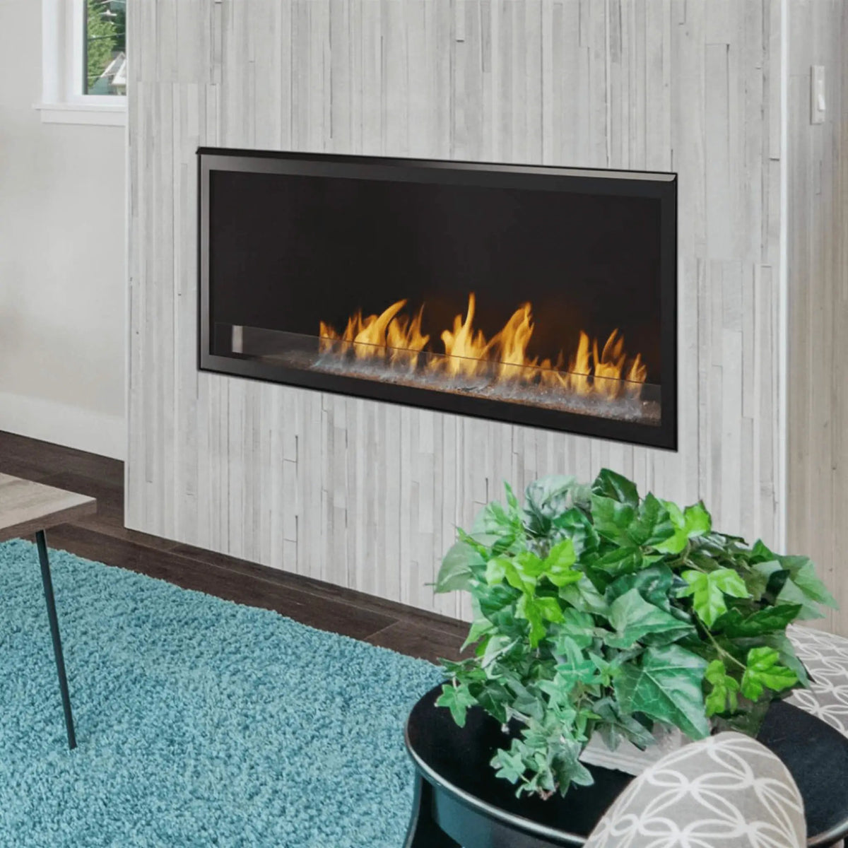 Monessen Artisan 42-Inch Vent-Free Linear Fireplace With IPI Plus Electronic Ignition And Remote Control [AVFL42N/PIP-BU] (SAK27391) by SAKSBY WHOLESALE
