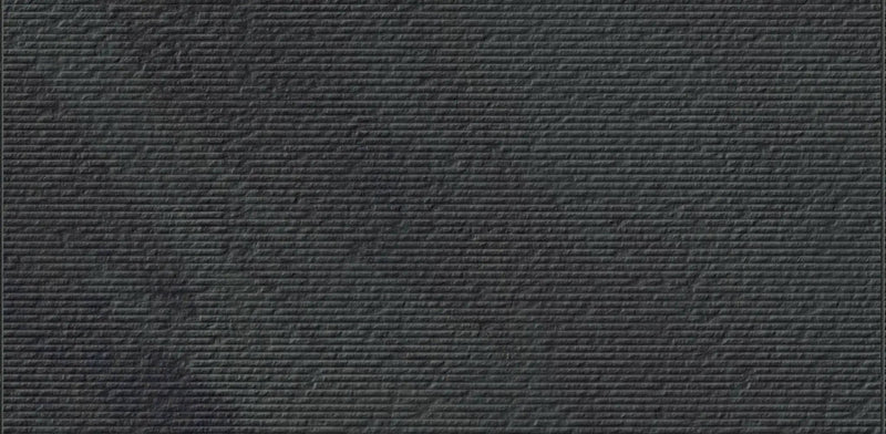 Veneer World Atelier Essence Combed Montauk Black Slate Look Porcelain Tiles 12x24 by landmarkceramics