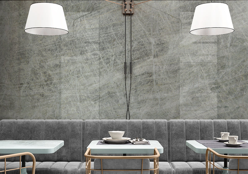 Monte Bello Polished Quartzite Slab Random room scene